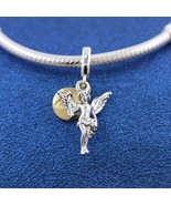  925 Sterling silver and 14k Gold-plated Cupid Dangle Charm 763663C00 - $26.05 CAD