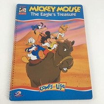 Comes To Life Interactive Book Mickey Mouse Eagle&#39;s Treasure Vintage 1995 - £19.42 GBP