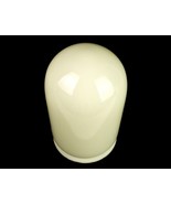 Milk Glass Vintage Tubular Industrial Light Cover, 5&quot; Screw-On Fitter, G... - $29.35