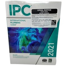IPC International Plumbing Code Paperback 2021 Edition New &amp; Sealed US S... - $34.99