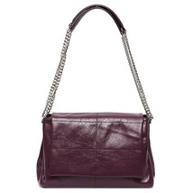 SC Designer Large Leather Women Shoulder Bags   Chain Flap Messenger Purse Ladie - £113.16 GBP