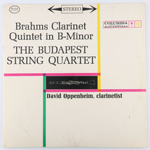 Brahms, David Oppenheim - Clarinet Quintet In B-Minor Budapest String LP MS 6226 - £13.50 GBP