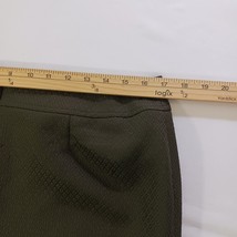 Tahari by Arthur S Levine Women's Back Zip & Slit A-Line Green Skirt Size 12 image 15