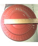 Citrus Grove 1 - 10.5&quot; Dinner Plate and 1 - 8.25&quot; Salad Plate Terra Cotta - €11,24 EUR
