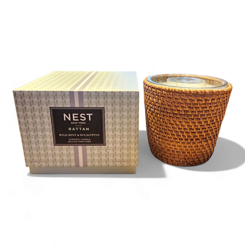Nest New York Rattan Wild Mint &amp; Eucalyptus Scented Candle, 21.1oz/600g - $65.33