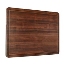 AZRHOM XXL Large Walnut Wood Cutting Board for Kitchen 24x18 (Gift Box) ... - $240.99