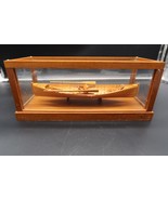 George Outcalt Wood Model Adirondack Guideboat Encased Glass Shadow Disp... - $9,146.40 MXN