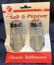 GEMCO New in Packaging Salt &amp; Pepper Shaker Set Classic Tablewear 4.5&quot; high - $17.06