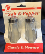 GEMCO New in Packaging Salt &amp; Pepper Shaker Set Classic Tablewear 4.5&quot; high - $16.16