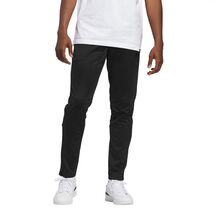 adidas Men's Track Pant Tricot Ankle Zip Recycled Polyester Black Gray Navy - $29.74