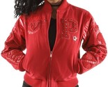 Pelle Pelle Ladies Eclipse Varsity Red Jacket Sz XXL - $190.00