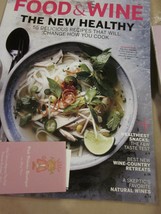 Food &amp; Wine Magazine March 2016 The New Healthy 55 Delicious Recipes Brand New - £7.98 GBP