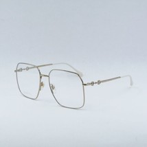 GUCCI GG0952O 001 Gold/White Eyeglasses New Authentic - £188.99 GBP