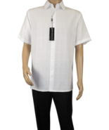 Men Short Sleeve Sport Shirt by BASSIRI Light Weight Soft Microfiber 600... - £48.70 GBP