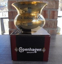 Vintage 1999US Tobacco Co Copenhagen Brass Cuspidor Spittoon New/Origina... - $23.74