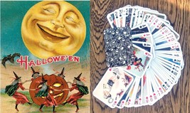 Antique/Vintage Halloween Postcard Art Playing Cards - Devil Witch Black... - $320.98 MXN