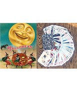 Antique/Vintage Halloween Postcard Art Playing Cards - Devil Witch Black... - €14,85 EUR