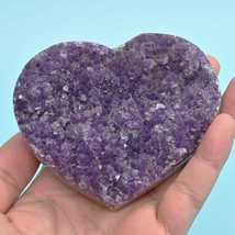 Natural Amethyst Purple Heart Cluster, Raw Amethyst Quartz Cluster, Amet... - €31,26 EUR