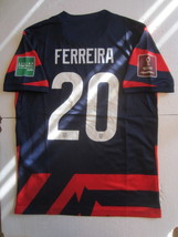 Jesus Ferreira USA USMNT 2022 World Cup Qualifiers Stadium Away Soccer Jersey - $90.00