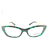 New Versace Green 52mm Cat Eye 52-16-140 Women's Eyeglasses Frame Italy ... - $149.99