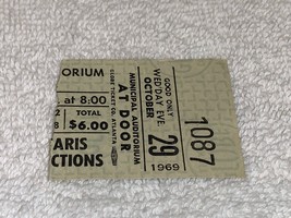 1969 Chicago Joe Cocker Santana Concert Ticket Stub C.T.A Municipal Auditoriu - £63.05 GBP