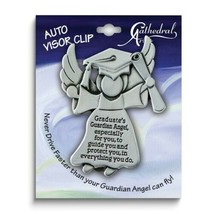 Silver-Tone Graduation Angel Sun Visor Clip - £10.78 GBP