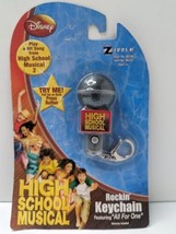 Zizzle High School Musical Keychain Microphone Plays ALL FOR ONE Brand New 2007 - £23.26 GBP