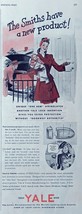 Yale Locks, 40&#39;s Print Ad. Color Illustration (Smiths have a new product... - £13.54 GBP