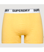 Mens Boxer Briefs 95% organic Cotton  5% Elastane BLUE AND YELLOW 2 Pack... - £21.65 GBP