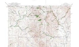 Mt. Velma Quadrangle, Nevada 1935 Topo Map Vintage USGS 15 Minute Topographic - £9.49 GBP
