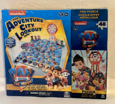 PAW Patrol The Movie The Adventure City Lookout Game Plus 48 PC Foil Puzzle - $12.59