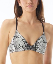 MSRP $82 Vince Camuto Women Printed Strappy-Back Bikini Top Size Medium NWOT - £11.11 GBP