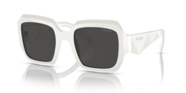 Prada 0PR 28ZSF Sunglasses Sun Glasses 17K08Z White Authentic New 54 Unisex - £319.87 GBP