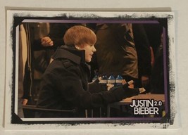 Justin Bieber Panini Trading Card #87 Justin In Black Jacket - £1.59 GBP