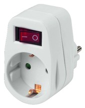 Plug-in EU socket Plug with on/off switch - Kid Safe - £11.92 GBP