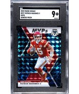 Patrick Mahomes graded card look 4 autos inserts parallels patches and m... - $27.81