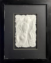 Roberta Peck Volupte Masculino Original Reparto Papel Alivio Figurative Arte - £3,325.61 GBP
