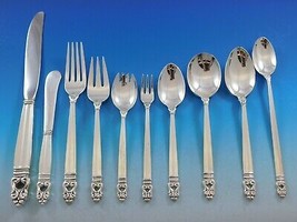 Royal Danish by International Sterling Silver Flatware Set 12 Service 142 pieces - £9,276.32 GBP