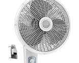 Lasko 16&quot; 3-Speed Oscillating Wall Mount Fan for Indoor Use, M16900, Lig... - £73.36 GBP+