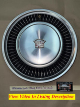 Oem 74 Cadillac Deville 15&quot; Turbine Hubcap Wheel Cover W/CREST Emblem #002 (One) - £61.94 GBP