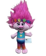 Trolls World Tour Stuffed Animal Movie Plush Dreamworks Poppy Pink  Troll - £7.56 GBP