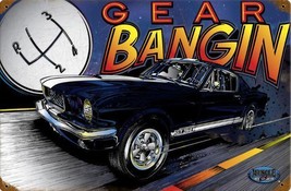 Gear Bangin Vintage Metal Sign - £23.94 GBP