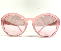 Calvin Klein Sunglasses CK18506S 675 Clear Matte Pink Round Pink Mirrored Lenses - £33.38 GBP