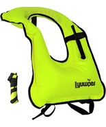 Inflatable Snorkel Vest Adult Snorkeling Jackets Free Diving Swimming Sa... - $32.99