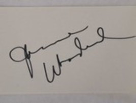 Joanne Woodward Autographed 3x5 Index Card - £7.80 GBP