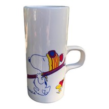 Vintage Peanuts Gang Snoopy Woodstock Ski Mug Ski Bunny Slope MCM Japan R1 - £20.64 GBP