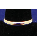 3.8mm Wedding Band Ring REAL Solid 14 K Yellow Gold 3.9 g Size 11.25 - £365.69 GBP