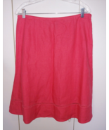 TALBOTS LADIES LINED A-LINE LINEN SKIRT-10P-NWT-$99 TAG-COTTON LINED - $27.94 CAD