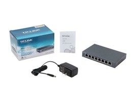 TP-LINK - TL-SG108 - Unmanaged 10/100/1000Mbps 8-Port Gigabit Desktop Sw... - $38.95