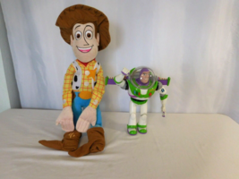 Disney Woody Toy Story 24&quot; Doll Figure Hat Plush Toys Disney Pixar + Buz... - £15.66 GBP